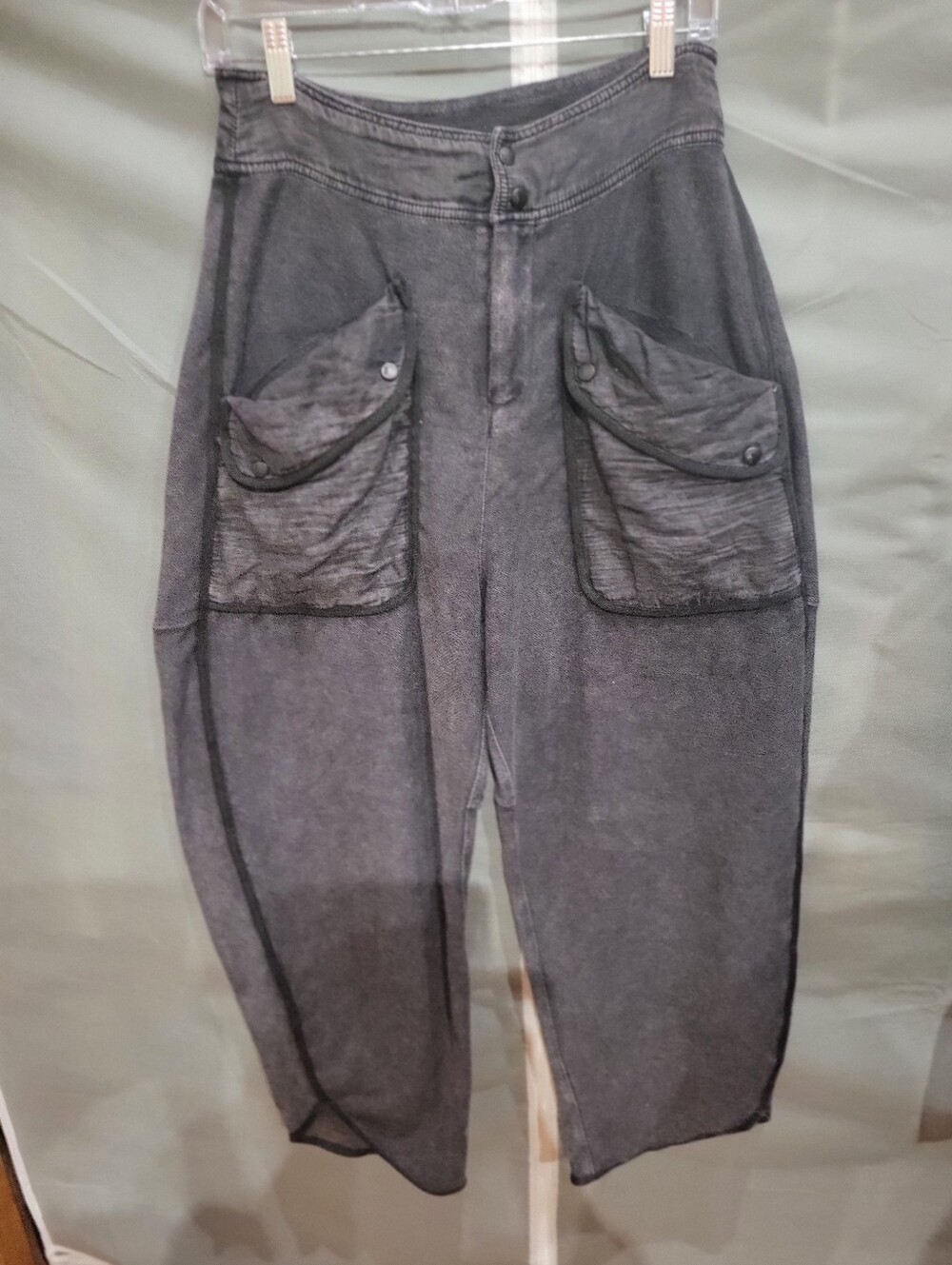 FP Movement Women's Casual Relaxed Pocket Pants - Charcoal
